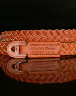 Hand made braided camera neck strap from classic cases