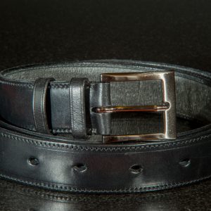 Mans Black leather Belt